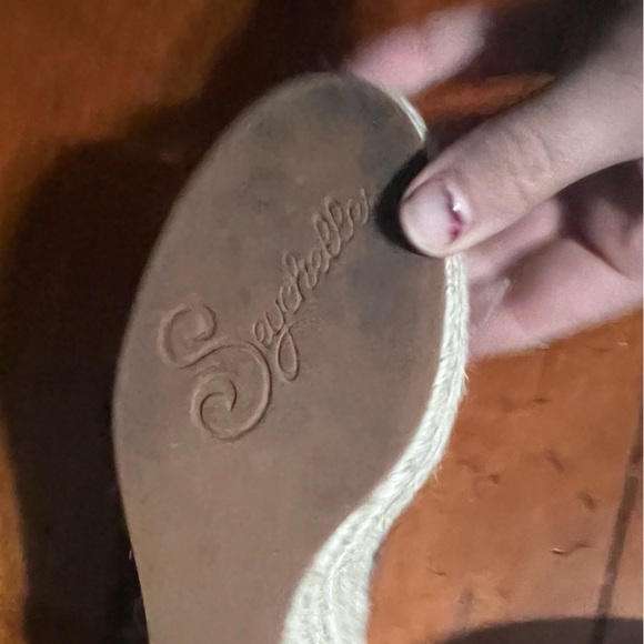 Seychelles 8 women’s wedge high heels blue suede leather buckle - Picture 6 of 12